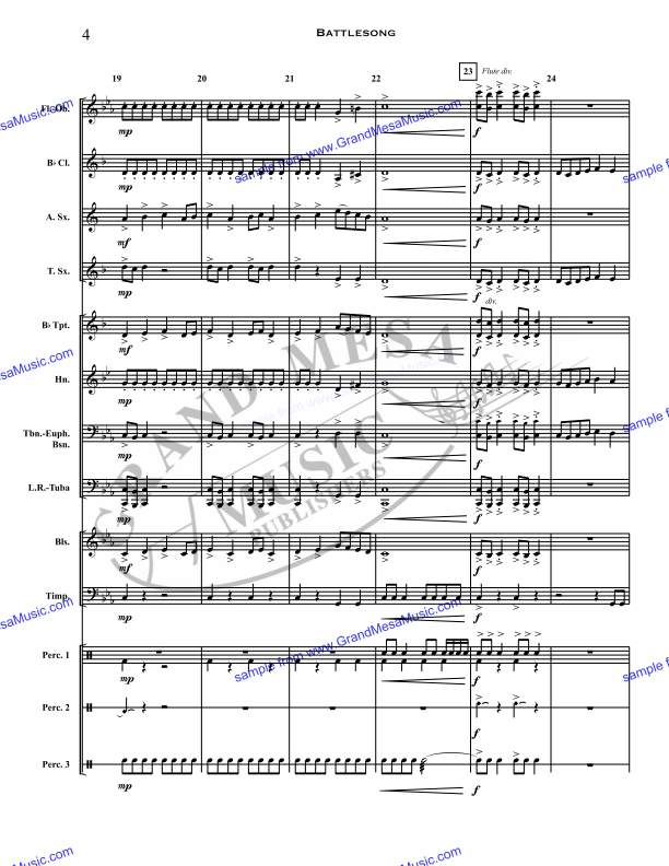 Randall Standridge Music Grade 1 - Battlesong