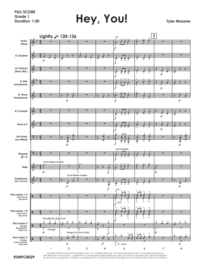 Randall Standridge Music Grade 1 - Hey You!
