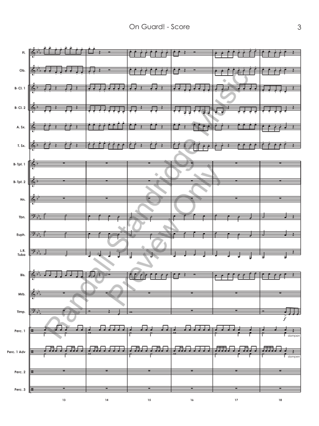Randall Standridge Music Grade 1 - On Guard