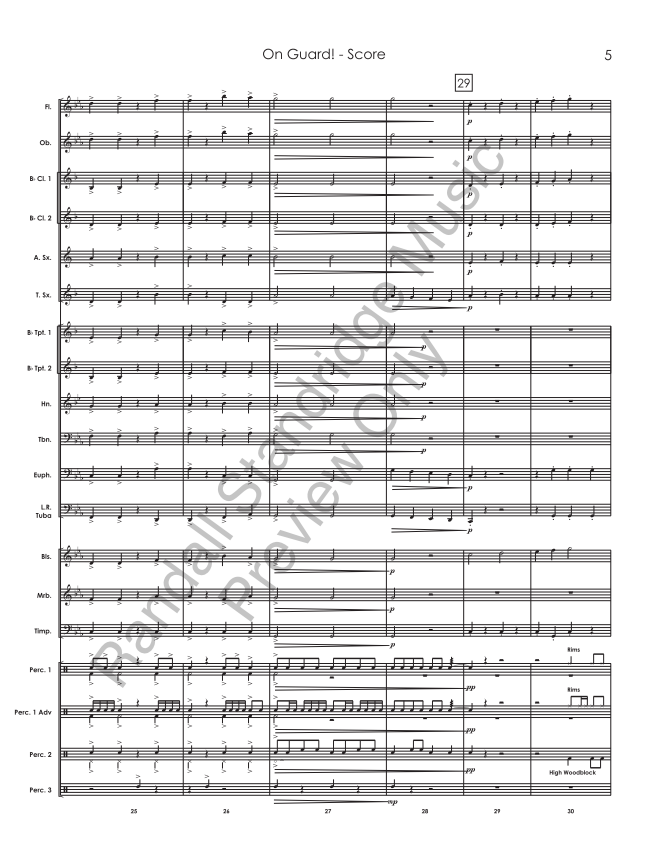 Randall Standridge Music Grade 1 - On Guard