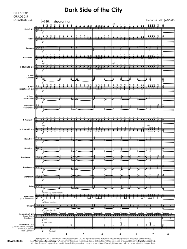 Randall Standridge Music Grade 2.5 - Dark Side Of The City