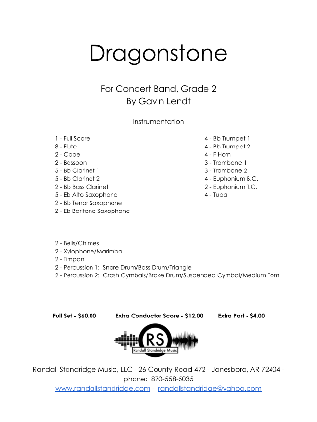 Randall Standridge Music Grade 2.5 - Dragonstone