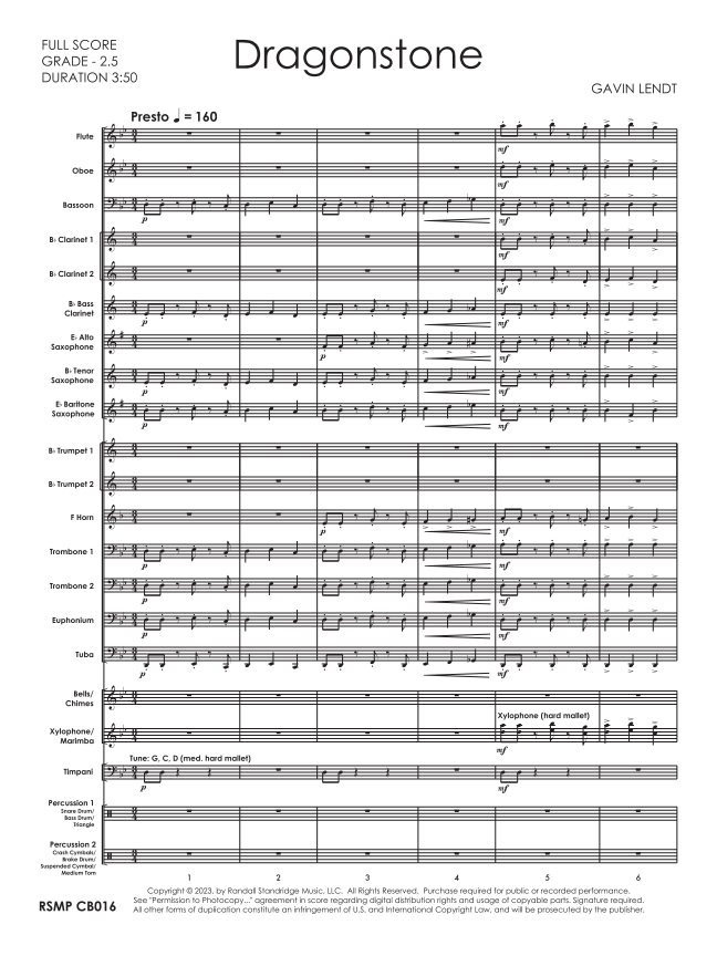 Randall Standridge Music Grade 2.5 - Dragonstone