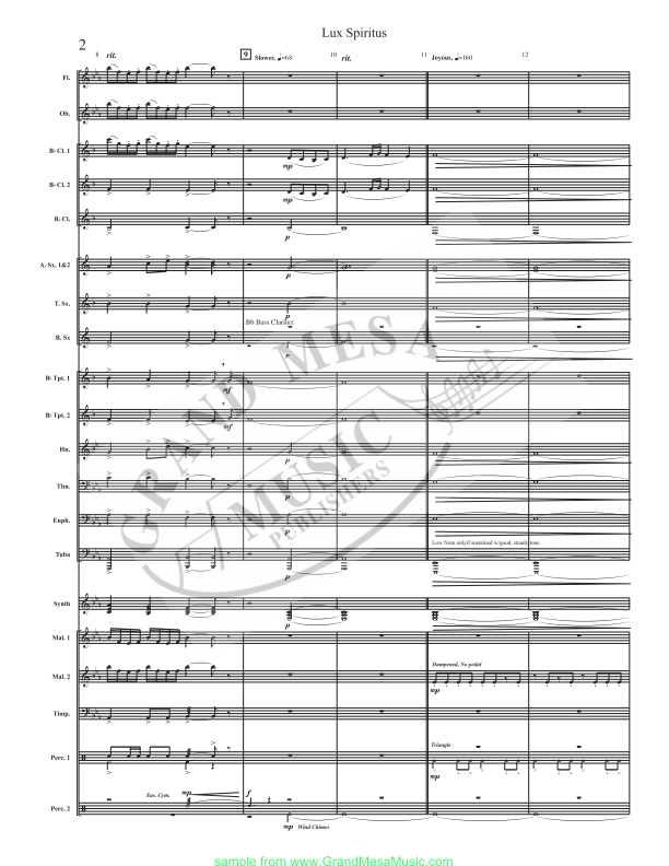 Randall Standridge Music Grade 2.5 - Lux Spiritus