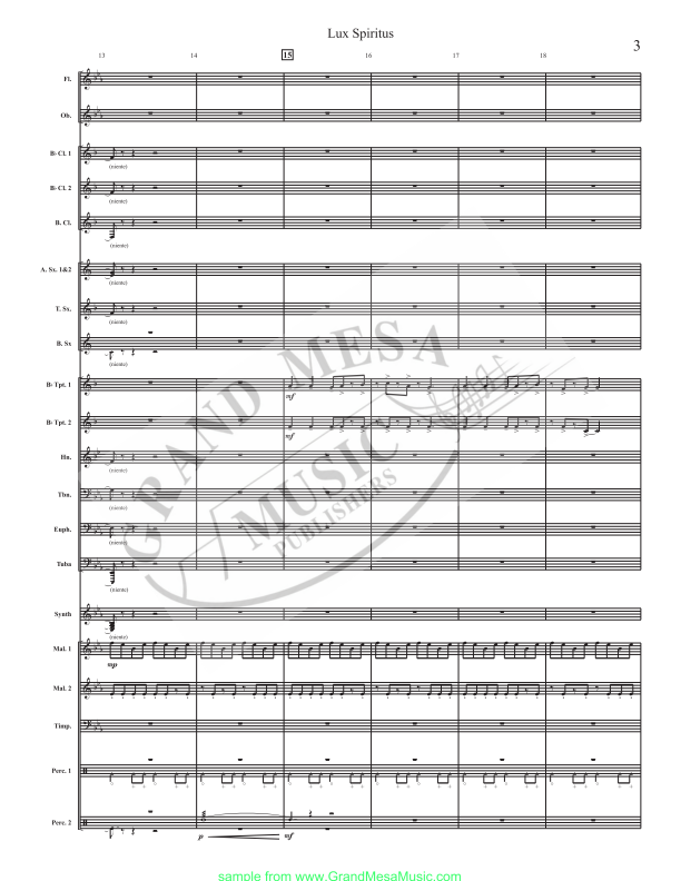 Randall Standridge Music Grade 2.5 - Lux Spiritus