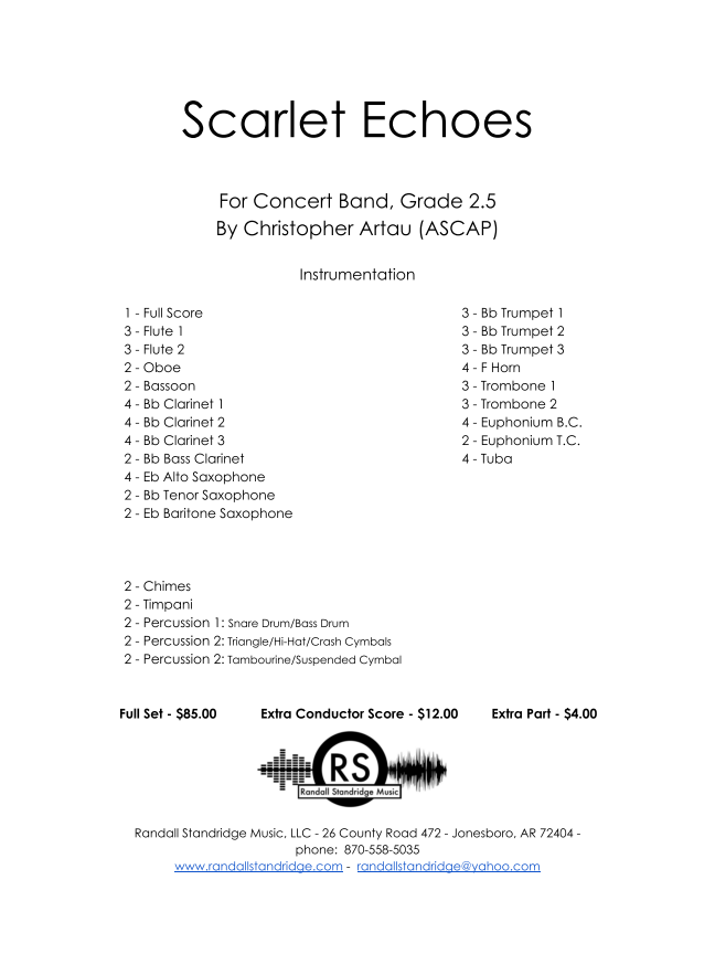 Randall Standridge Music Grade 2.5 - Scarlet Echoes