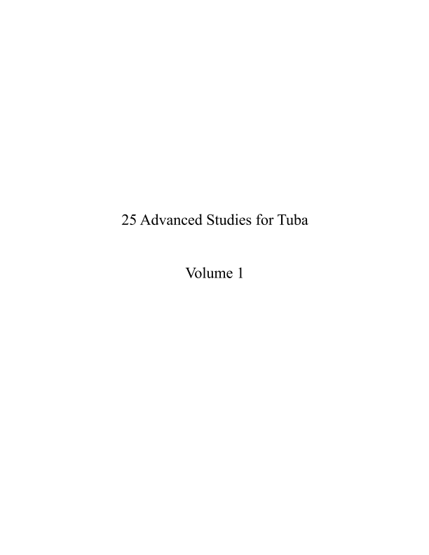 Advanced Studies for Tuba - Kevin Day - Hardcopy A4 Textbook
