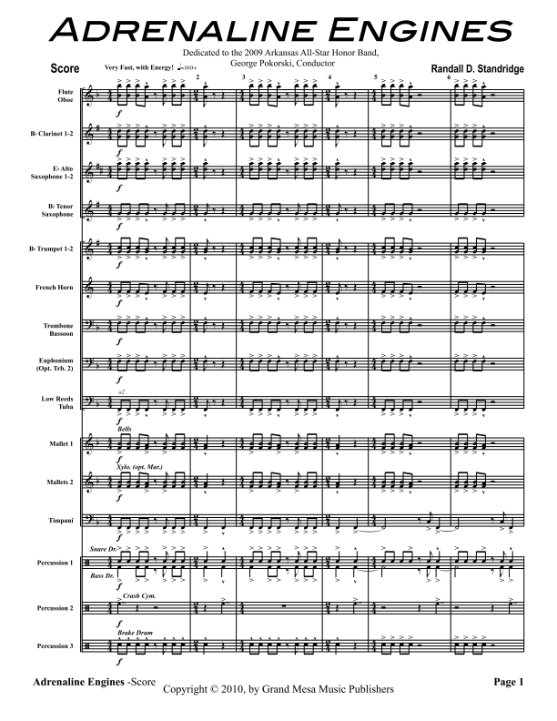 Randall Standridge Music Grade 2 - Adrenaline Engines