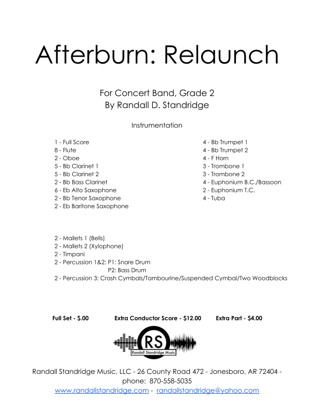 Randall Standridge Music Grade 2 - Afterburn Relaunch