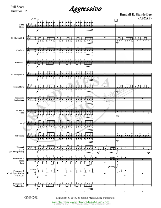 Randall Standridge Music Grade 2 - Aggressivo