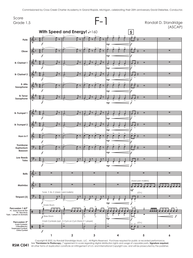 Randall Standridge Music Grade 2 - F-1