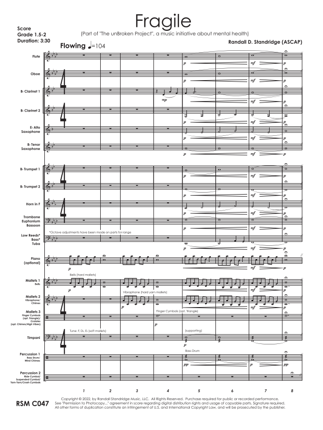 Randall Standridge Music Grade 2 - Fragile