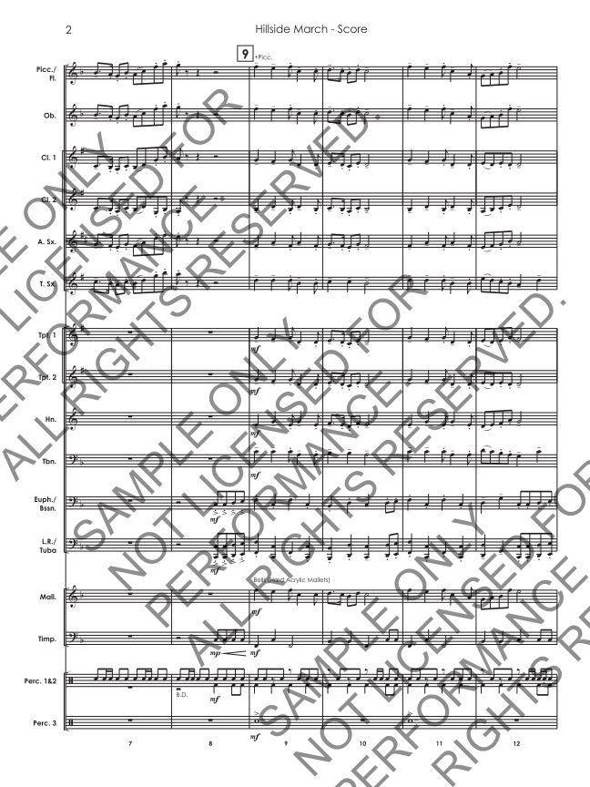 Randall Standridge Music Grade 2 - Hillside March