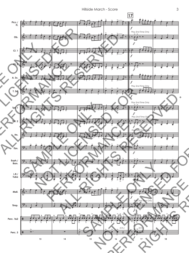 Randall Standridge Music Grade 2 - Hillside March