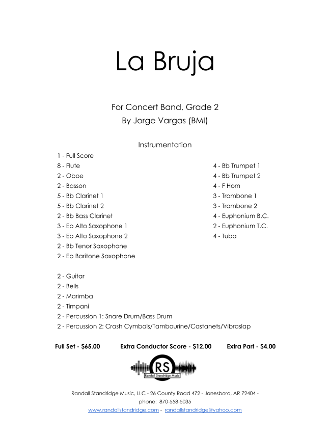 Randall Standridge Music Grade 2 - La Bruja