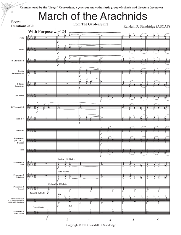 Randall Standridge Music Grade 2 - March Of The Arachnids