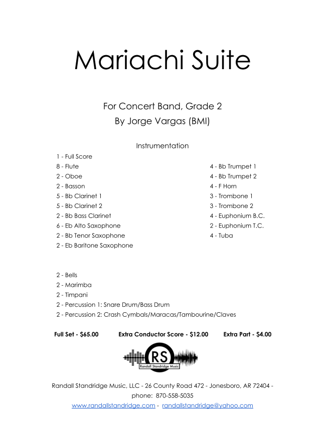 Randall Standridge Music Grade 2 - Mariachi Suite