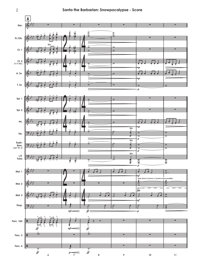 Randall Standridge Music Grade 2 - Santa The Barbarian: Snowpocalypse