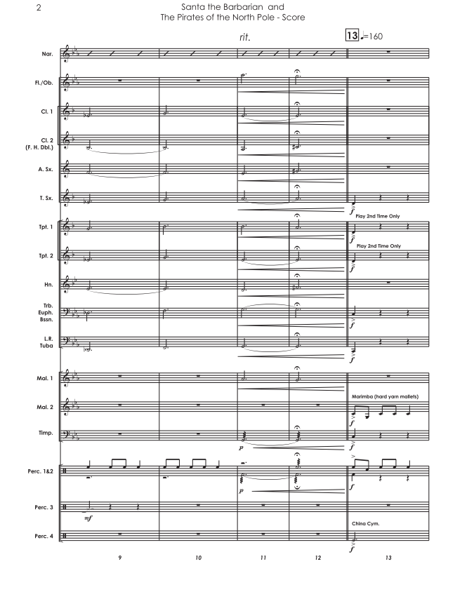 Randall Standridge Music Grade 2 - Santa The Barbarian And The Pirates Of The North Pole