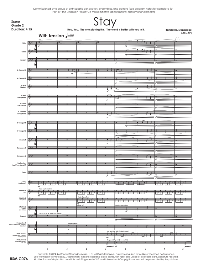 Randall Standridge Music Grade 2 - Stay