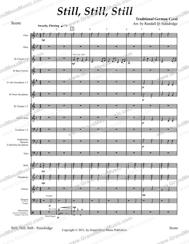 Randall Standridge Music Grade 2 - Still, Still, Still