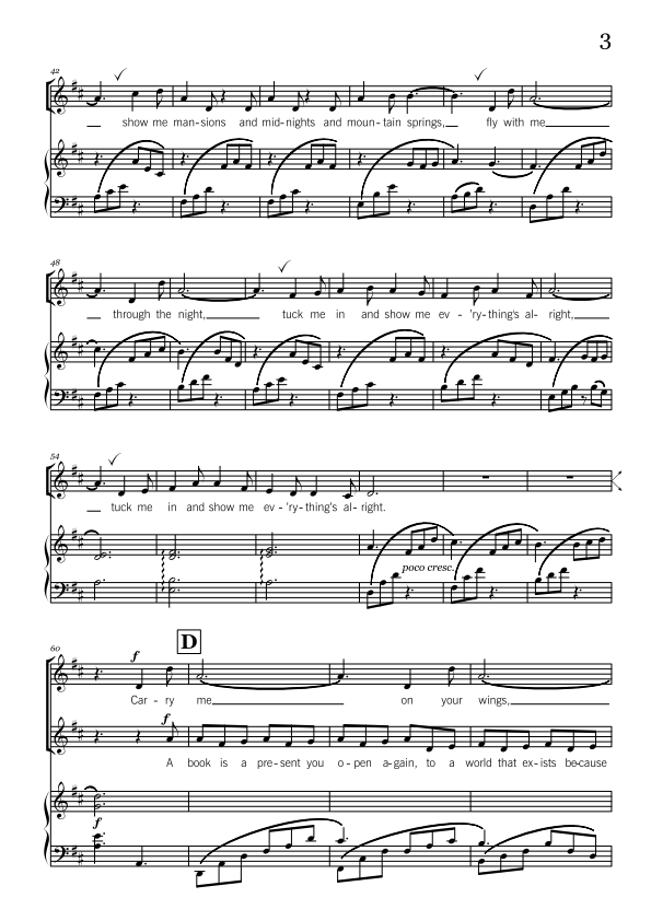 A Journey You Keep In Your Heart - Small (up to 20 Voices) Treble Choir & Piano - Juliana Kay