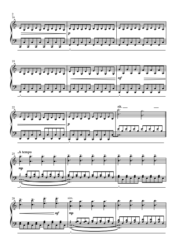 Ballad For A Friend from "A Quiet Convalescence" - Piano Solo - Grade 4-5