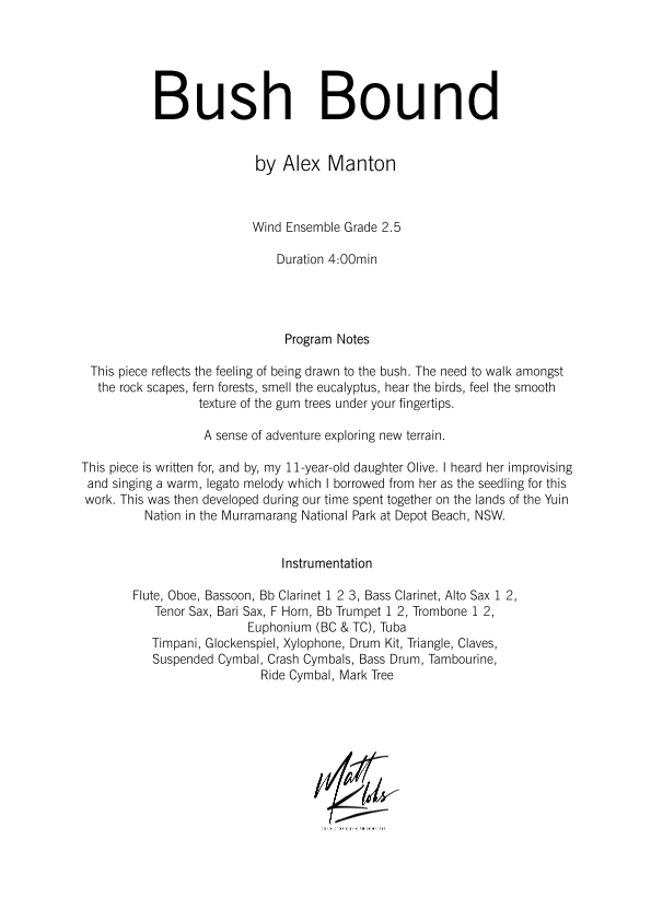 Grade 2.5 - Bush Bound