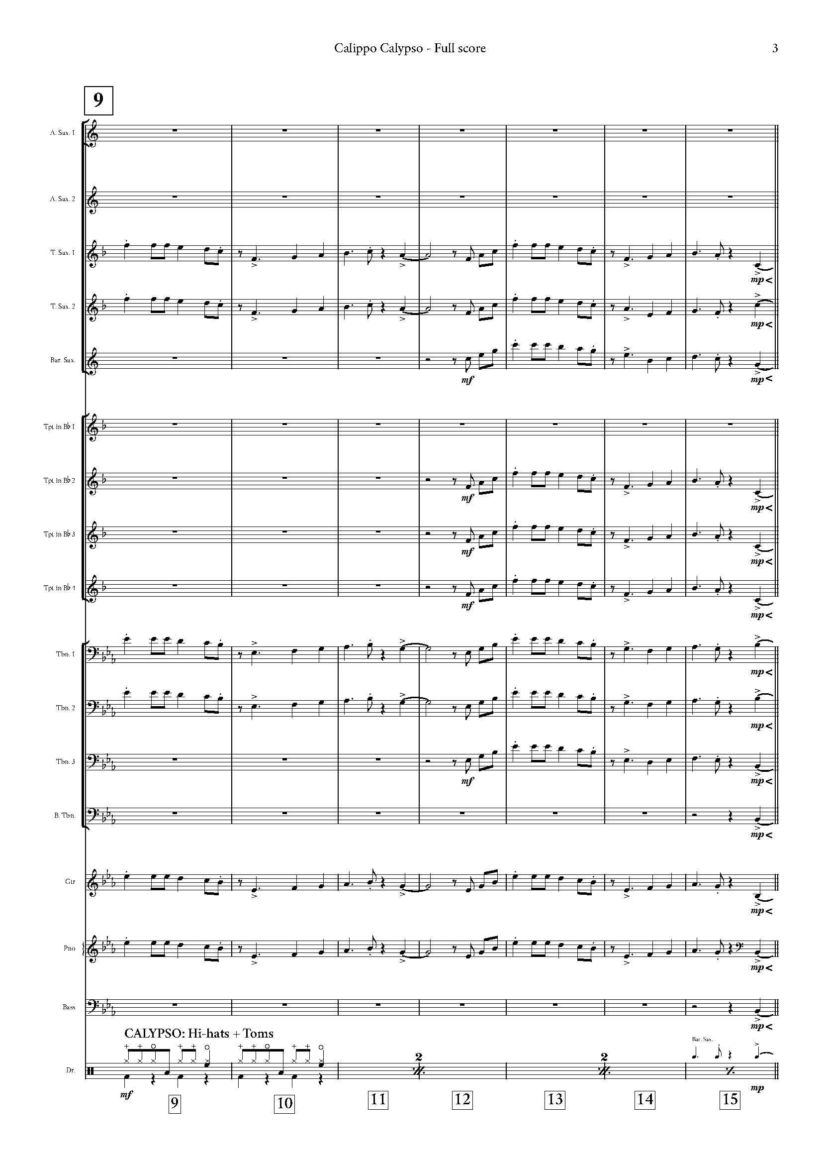 Australian Big Band - Calippo Calypso - Intermediate