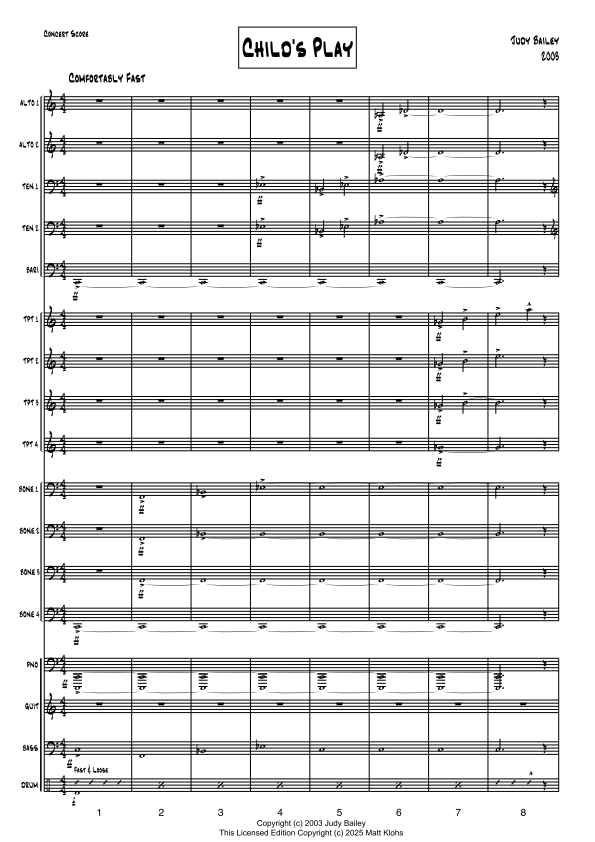 Australian Big Band - Judy Bailey Collection - Child's Play