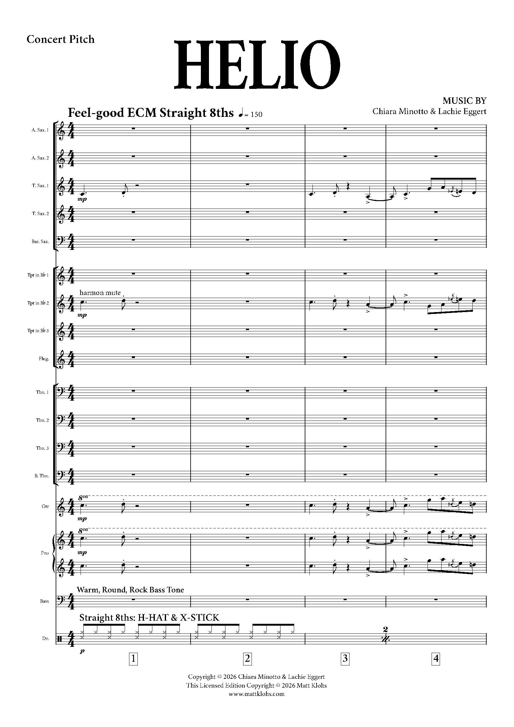 Australian Big Band - Helio - Intermediate