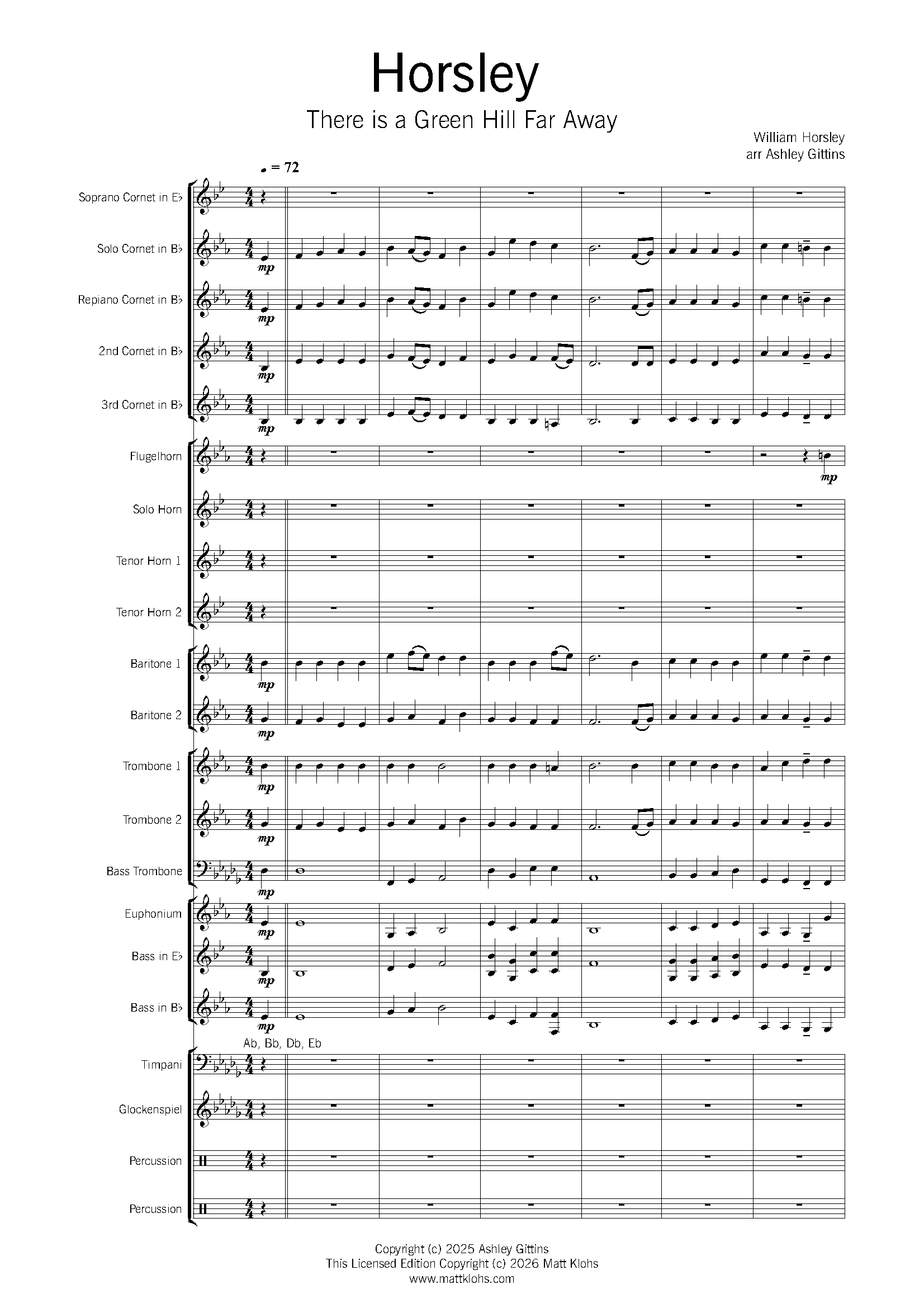 Brass Band - B/C Grade - Horsley