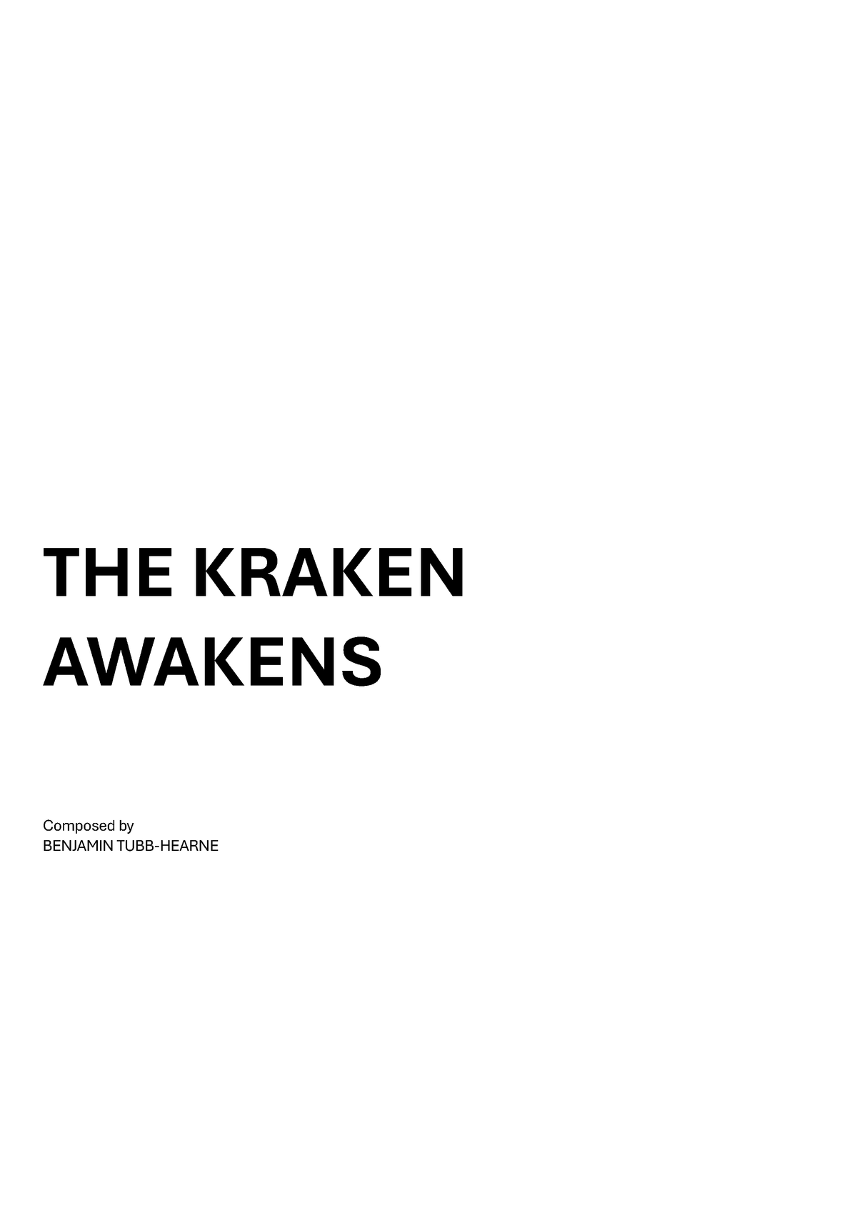 Grade 5 - The Kraken Awakens - PREORDER (Delivery in October 2026)