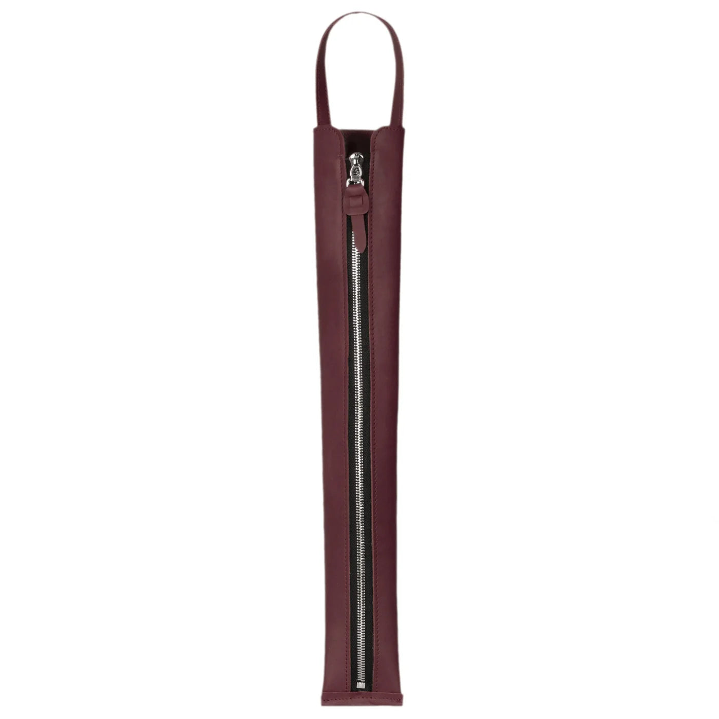 Zip-up Leather Baton Case - Holds 3 batons & 2 pencils