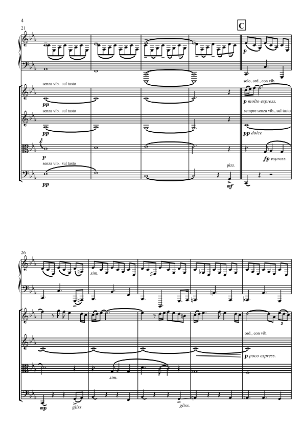String Quartet & Piano - Professional - Navegar