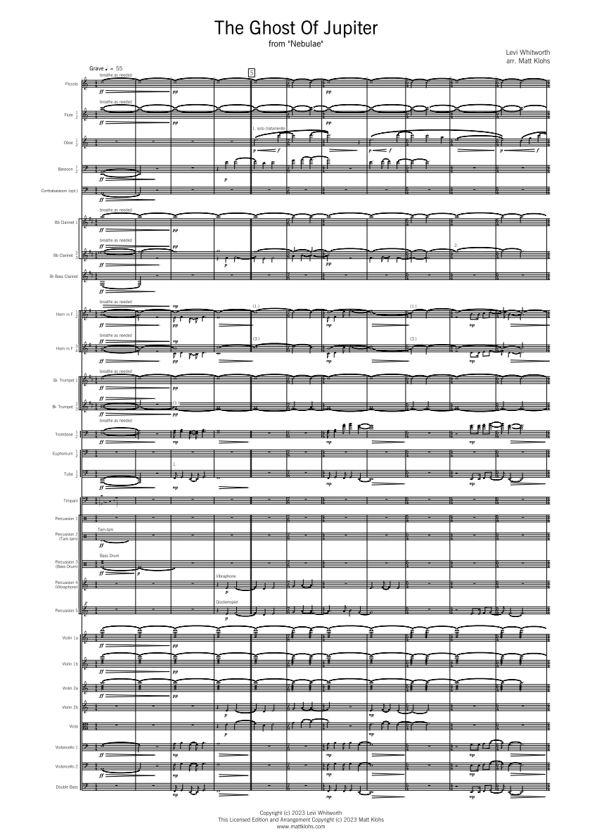 Symphony Orchestra - Advanced - The Ghost Of Jupiter