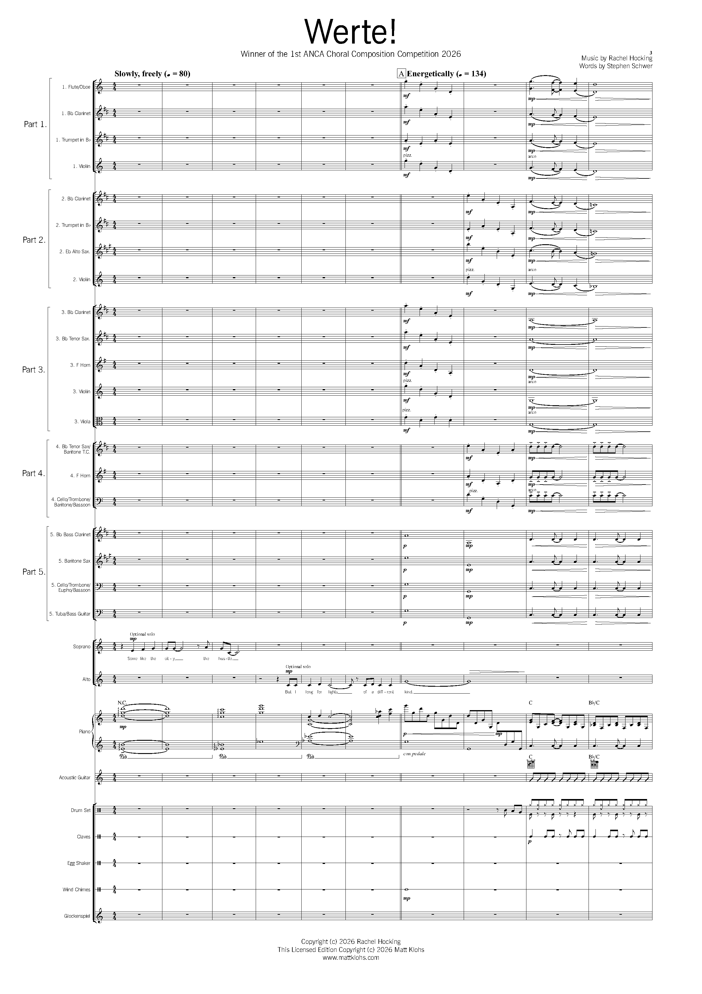 Werte! - Accompaniment Flexible-Band Pack