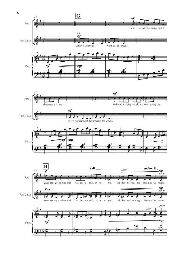 Young In My Heart - Large (50-75 Voices) Treble Choir & Piano - Kara Williams