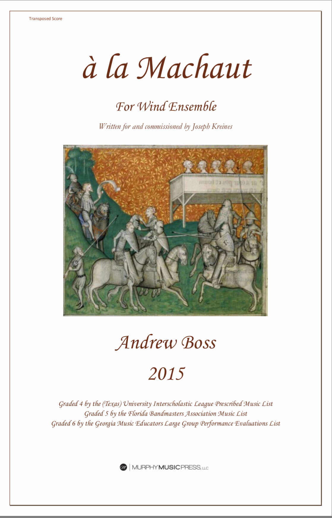 Grade 5 - Al La Machaut - Andrew Boss