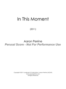 Grade 3 - In This Moment - Aaron Perrine - Hardcopy Sc & Pts