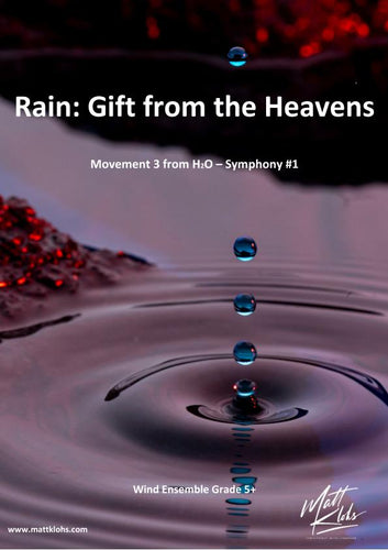 Grade 5 - Rain: Gift From The Heavens
