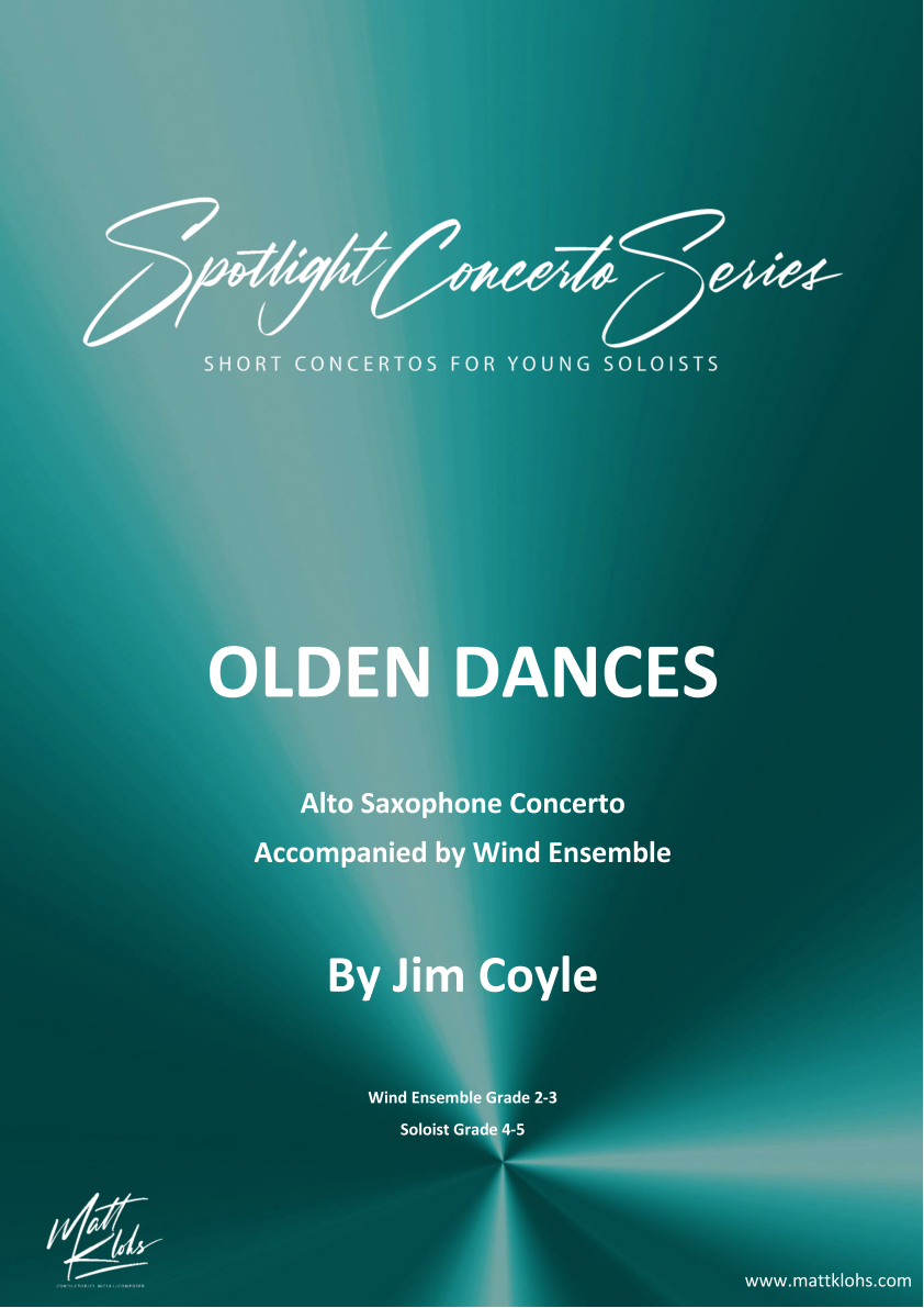Spotlight Concerto Series - Olden Dances - Alto Sax