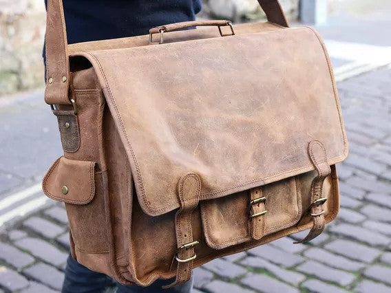 Leather Large Conductor Satchel (holds A3 sized scores) - SELLING FAST!!!